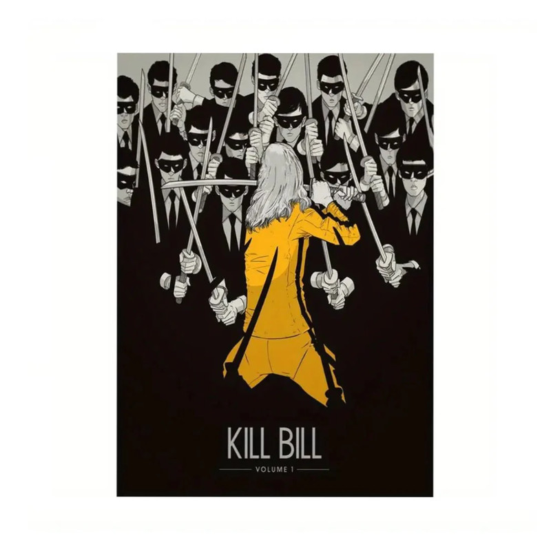 Kill Bill V1 Canvas Framed Poster (30x1x40cm) - 1 Piece - ملصق